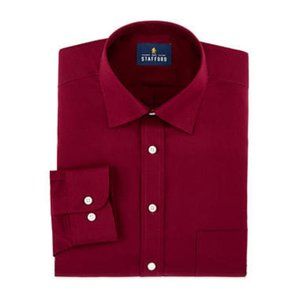 Stafford Men's Button Down Long Sleeve Shirt